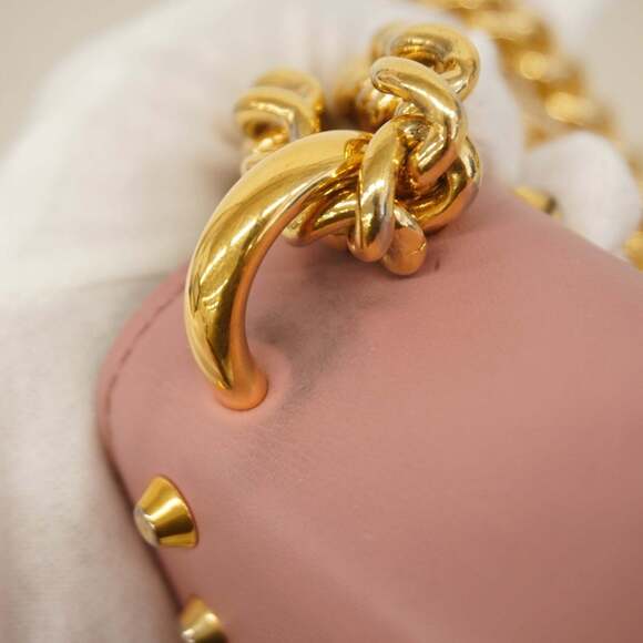 Gucci Padlock Shoulder Bag 432182 Leather Pink Women's P2113622 - Picture 8 of 16